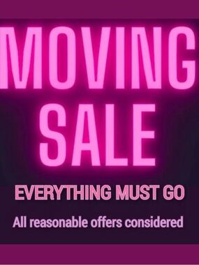 Moving sale!